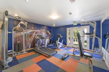 Modern fitness center